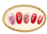 Small Bling Trim Display for Tips - 6 styles